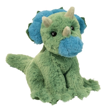 Douglas Mini Soft Roarie 8 Inch Plush Green Triceratops Dino
