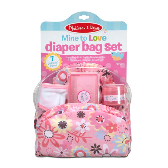 Melissa & Doug Mine to Love Diaper Bag Play Set