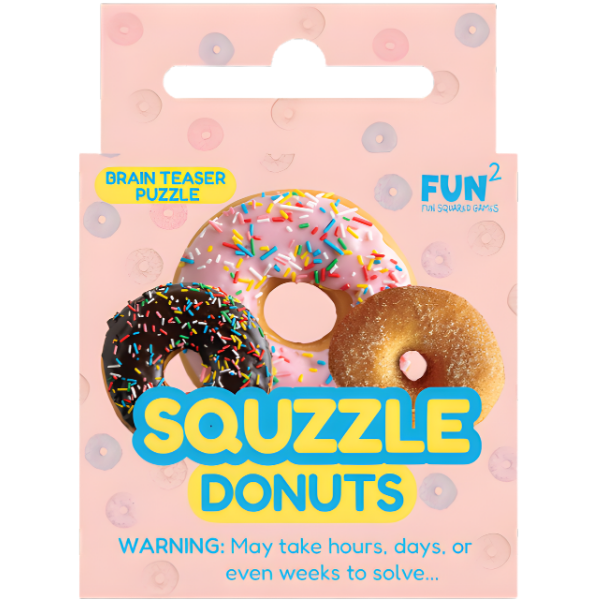 Fun Squared Games Donuts Squzzle 9-Piece Tile Puzzle