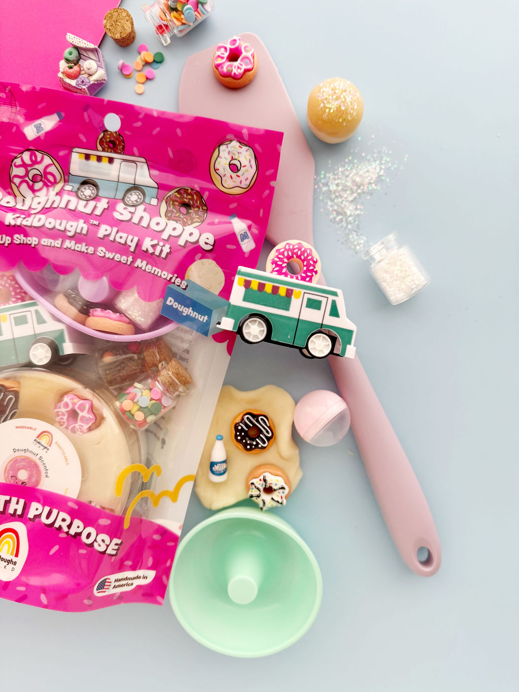 EGKD KidDoughs Doughnut Shoppe Sensory Play Kit 8oz