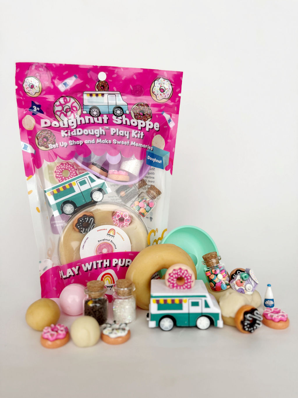 EGKD KidDoughs Doughnut Shoppe Sensory Play Kit 8oz