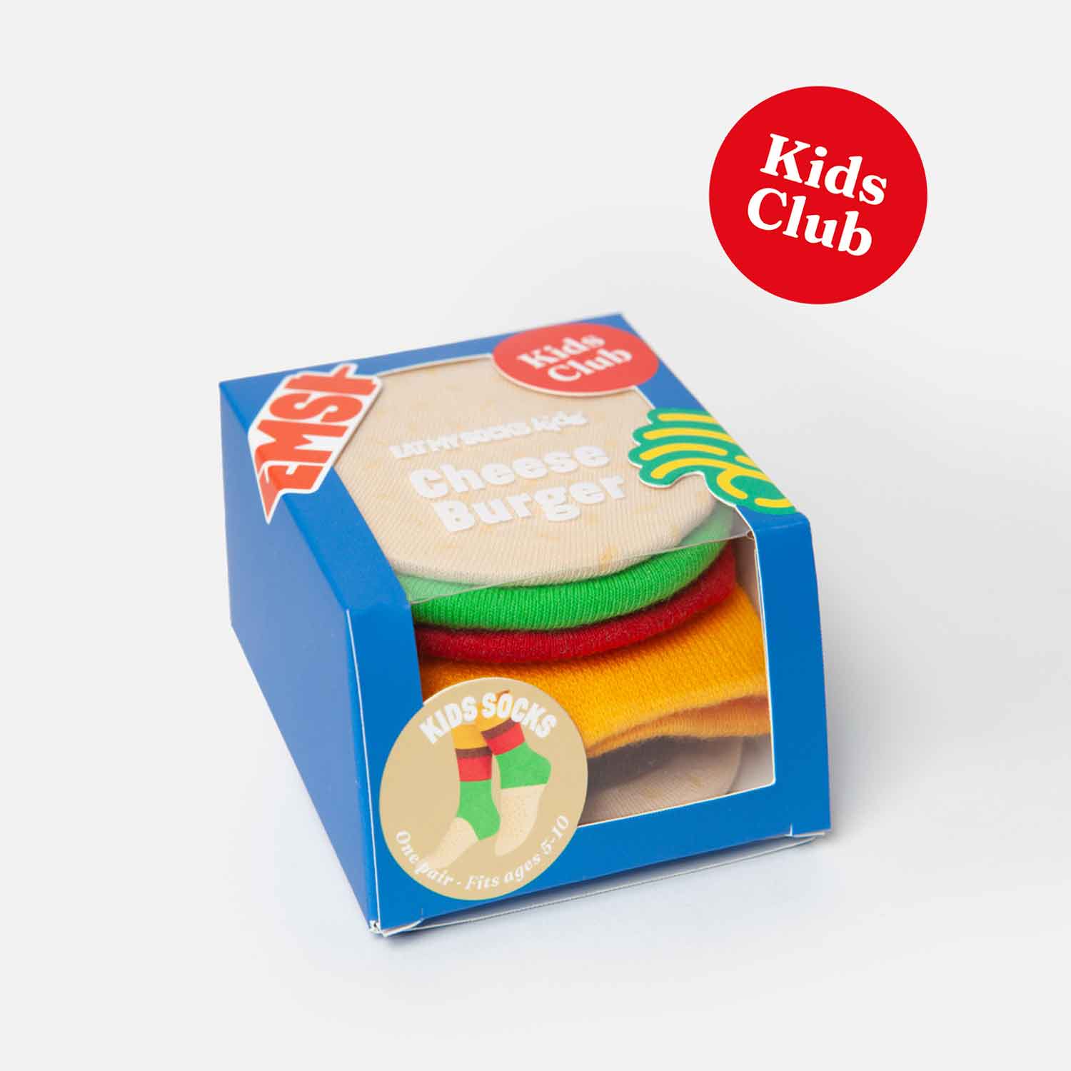 Eat My Socks Kids Cheeseburger Socks