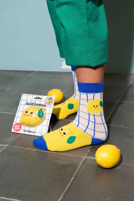 Eat My Socks Kids Acid Lemon Socks