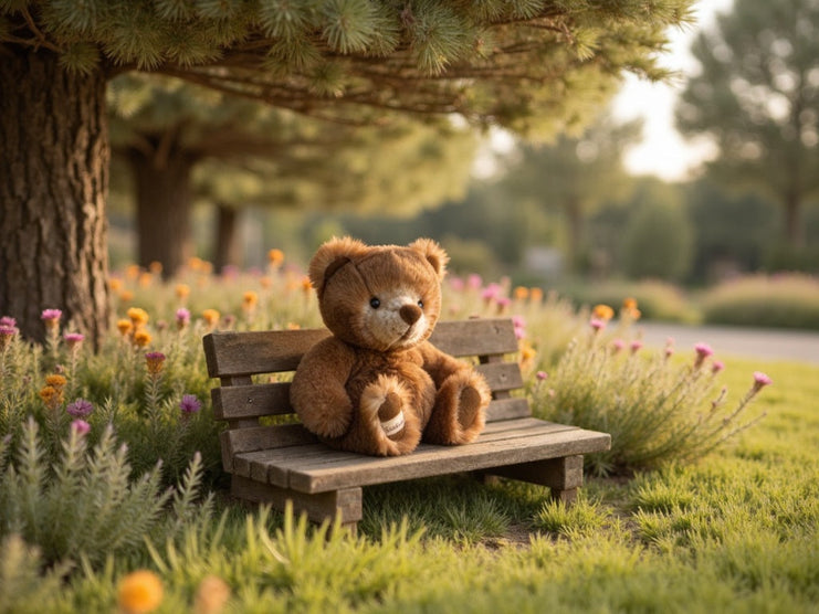 Baby Ranger 6-inch Cocoa Brown Plush Bear Soft Cuddly Stuffed Animal