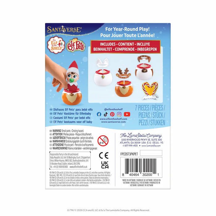 The Elf on the Shelf Jolly Little Wardrobe Elf Baby Costume Set
