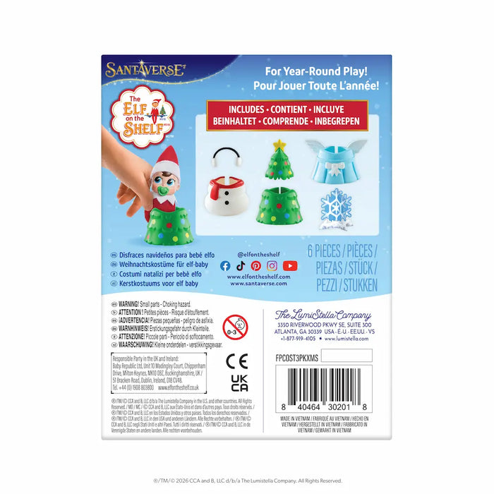 The Elf on the Shelf Jolly Little Wardrobe Elf Baby Costume Set