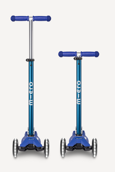 Micro Maxi LED Scooter Blue and White