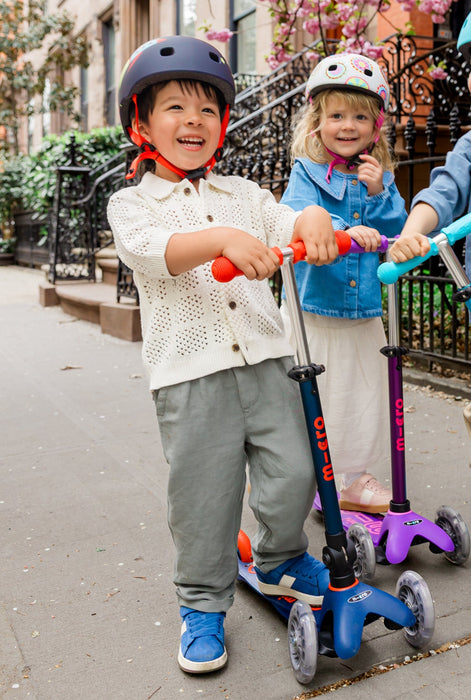 Micro Kickboard Mini Foldable LED Scooter