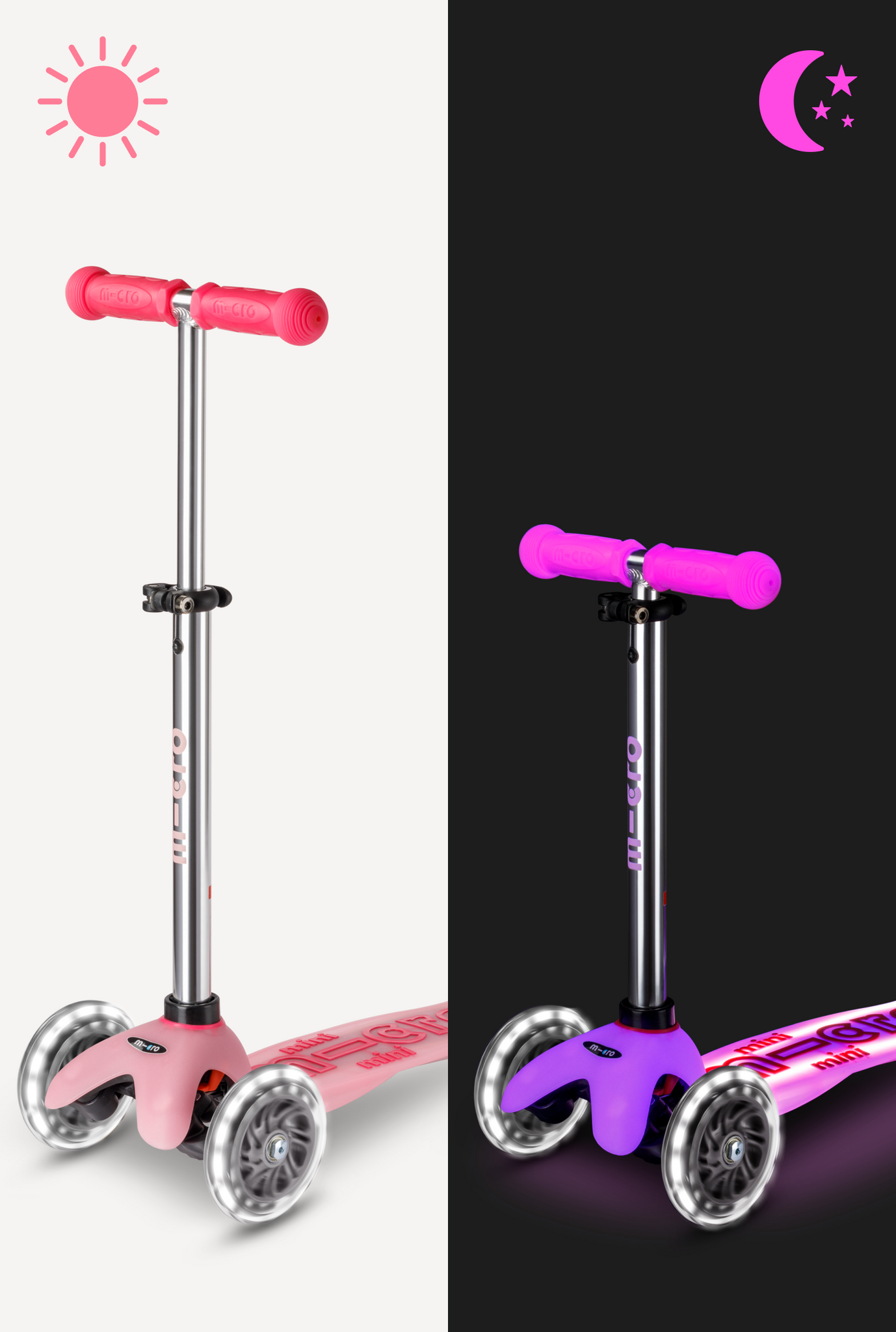 Micro Mini Glow Scooter Pink