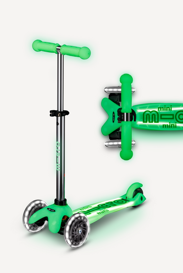 Micro Mini Glow Scooter Lime Green