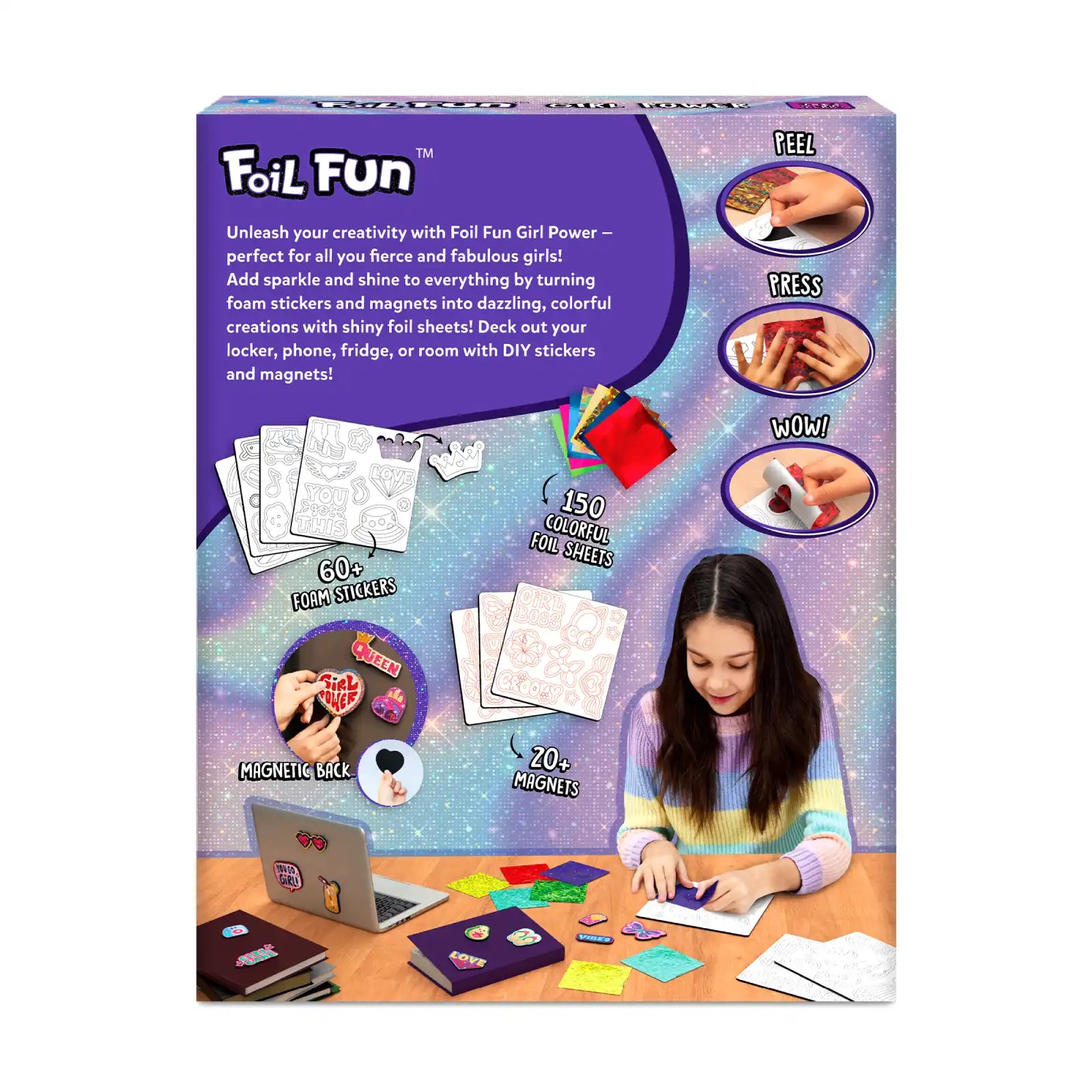 Skillmatics Foil Fun Magnetic Art Kit Girl Power Ages 7-13