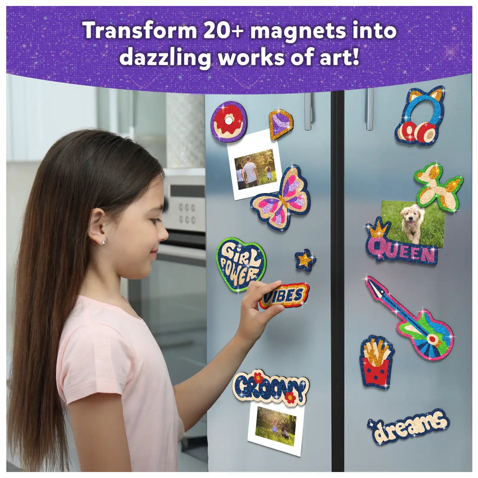 Skillmatics Foil Fun Magnetic Art Kit Girl Power Ages 7-13