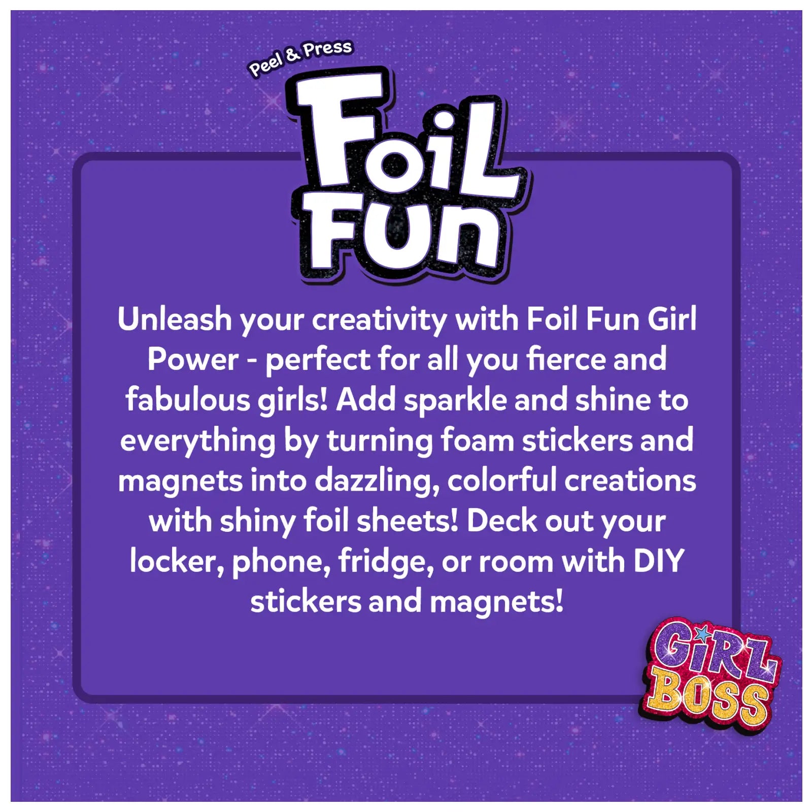 Skillmatics Foil Fun Magnetic Art Kit Girl Power Ages 7-13