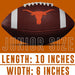 Franklin Sports NCAA Texas Longhorns Junior Football
