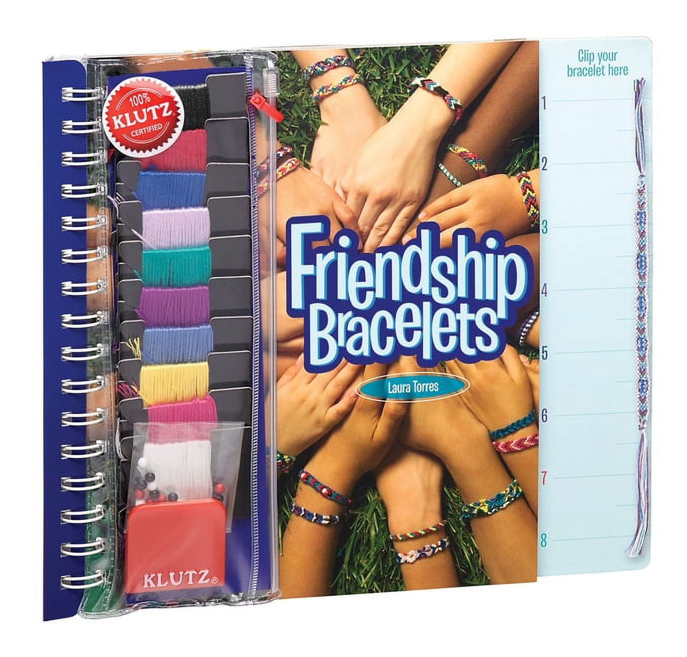 Klutz Friendship Bracelets DIY Craft Kit with Instruction Book