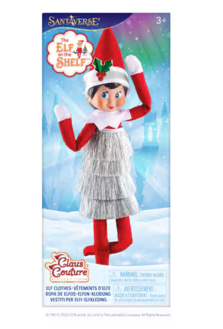 Elf on the Shelf Claus Couture Elf Tinsel Dress