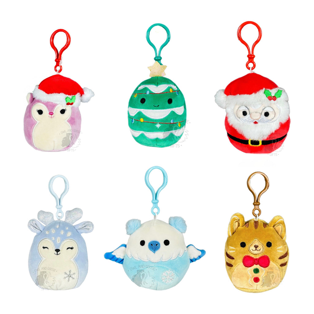 3.5 In Christmas Clip Squishmallows
