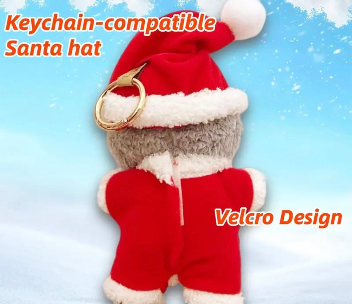 Labubu Santa Christmas Outfit