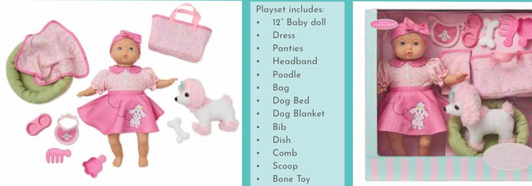 Madame Alexander Doll Puppy Care Playset - 13 Piece