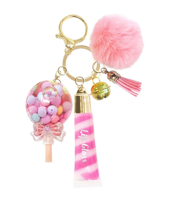 Lip Gloss Keychain Sweets