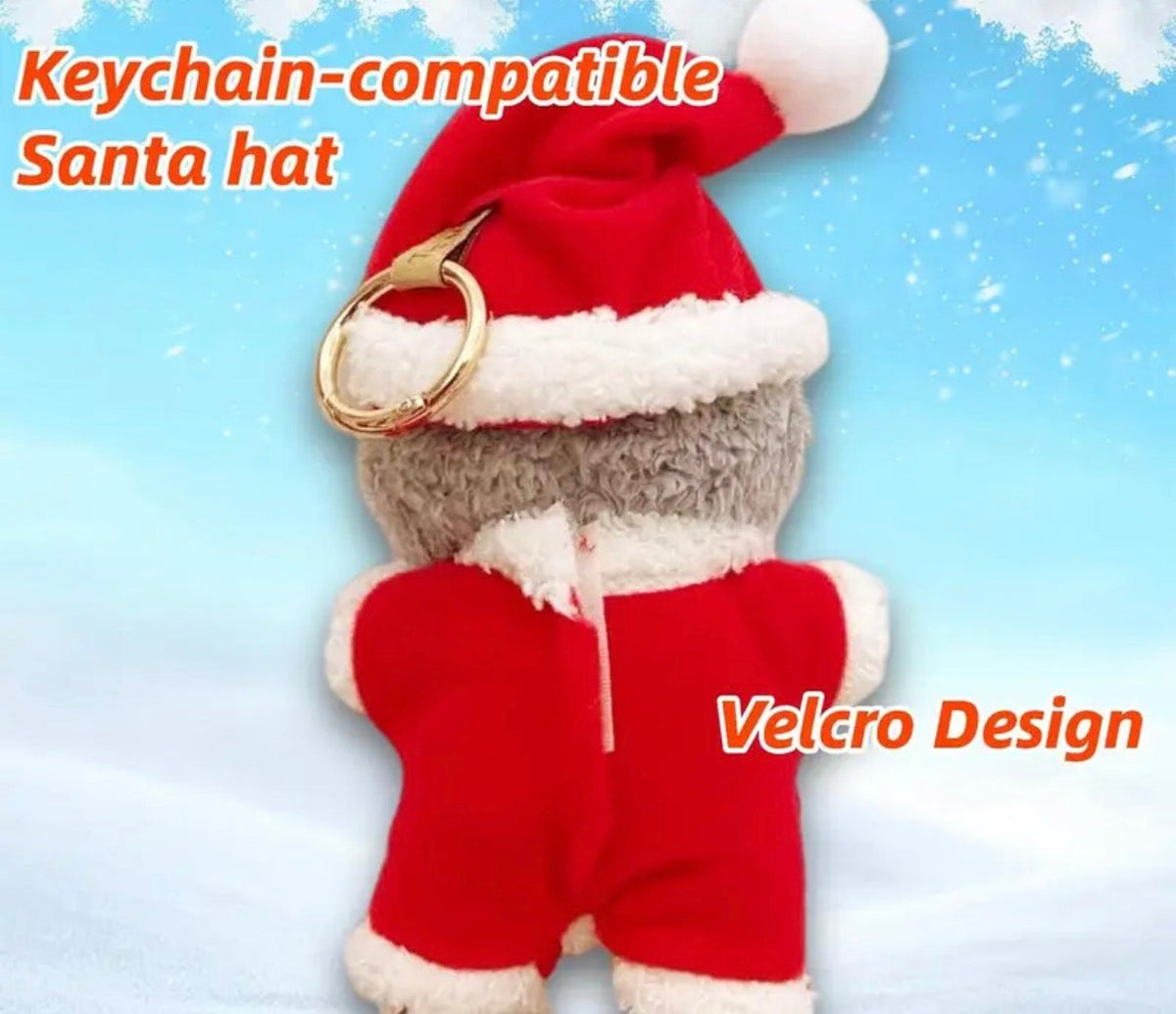 Labubu Santa Christmas Outfit