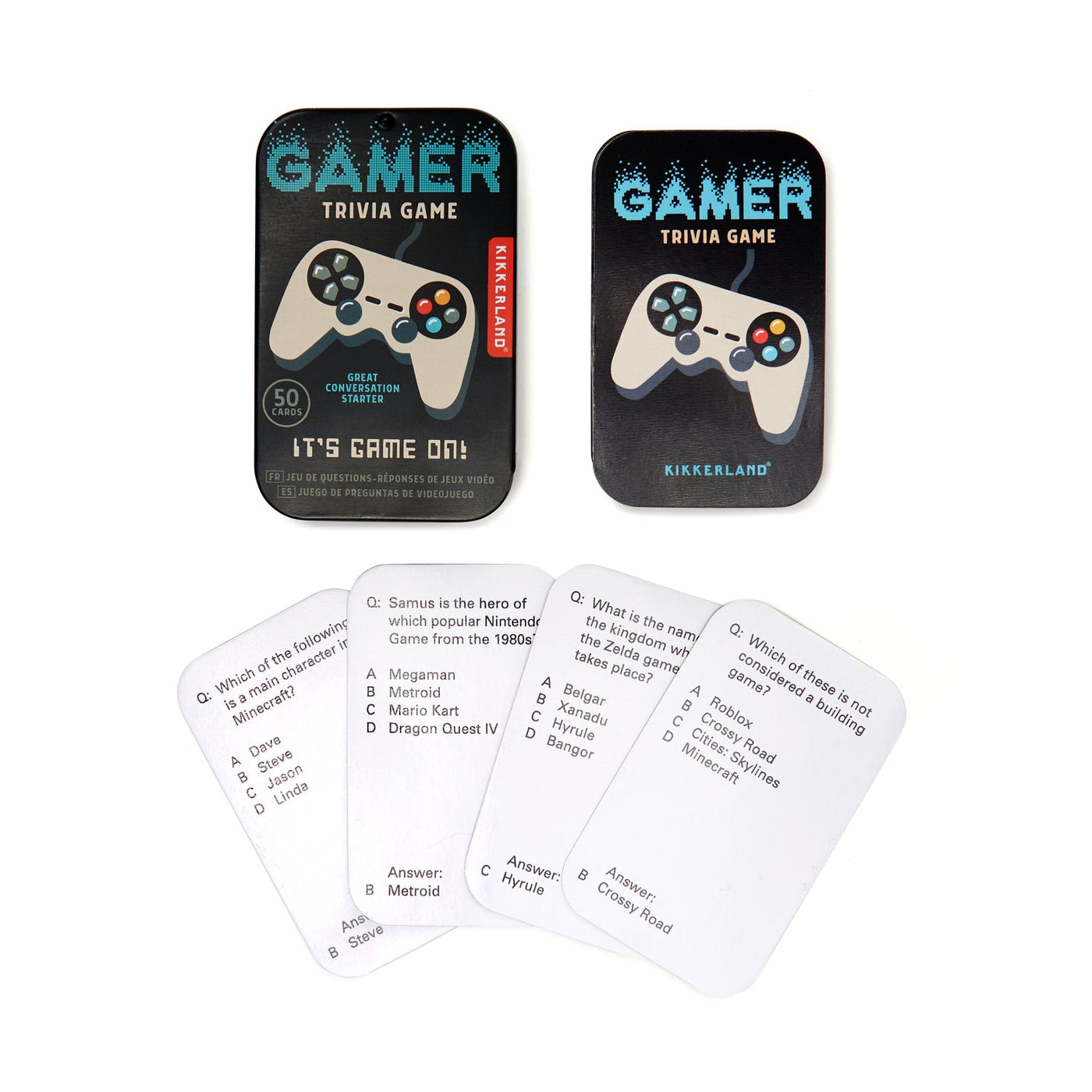 Gamer Trivia Game Tin