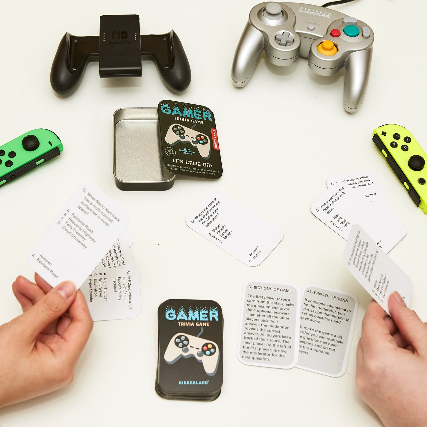Gamer Trivia Game Tin