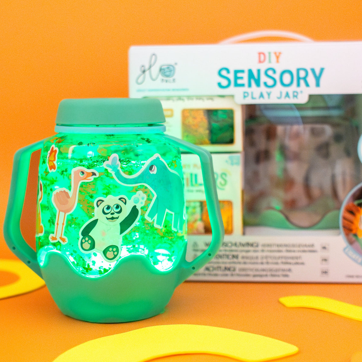 Glo Pals Zoo Sensory Jar