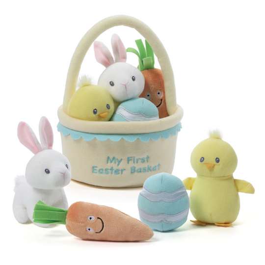 My First Easter Basket Plush Playset