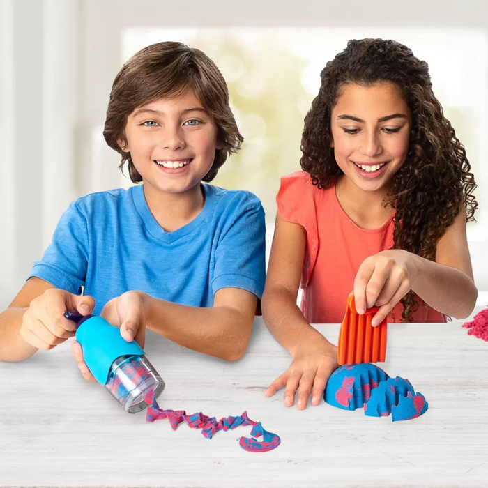 Kinetic Sand Sandisfying Set with with 10 Tools