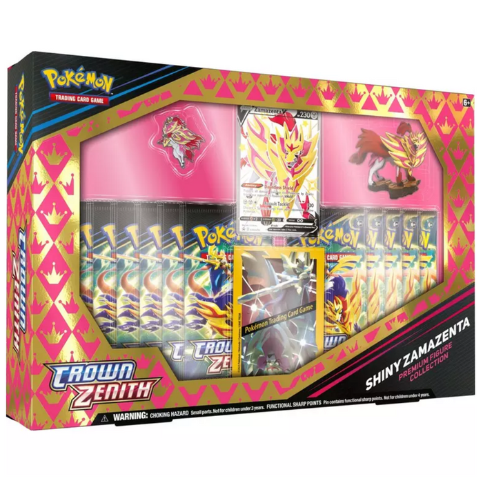 Pokémon TCG: Crown Zenith Premium Figure Collection—Shiny Zacian/Zamazenta