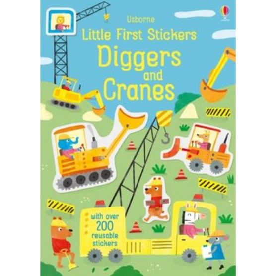 Little First Stickers: Diggers and Cranes