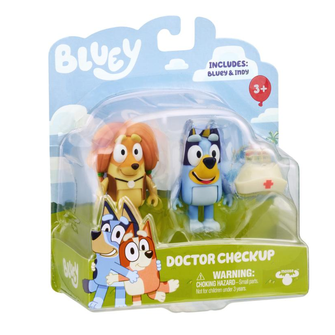 Bluey Figures 2 Pack Assorted