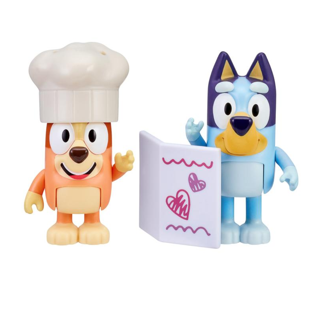 Bluey Figures 2 Pack Assorted