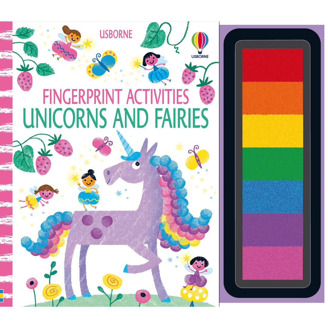Fairies and Unicorns Fingerprint Activity Book