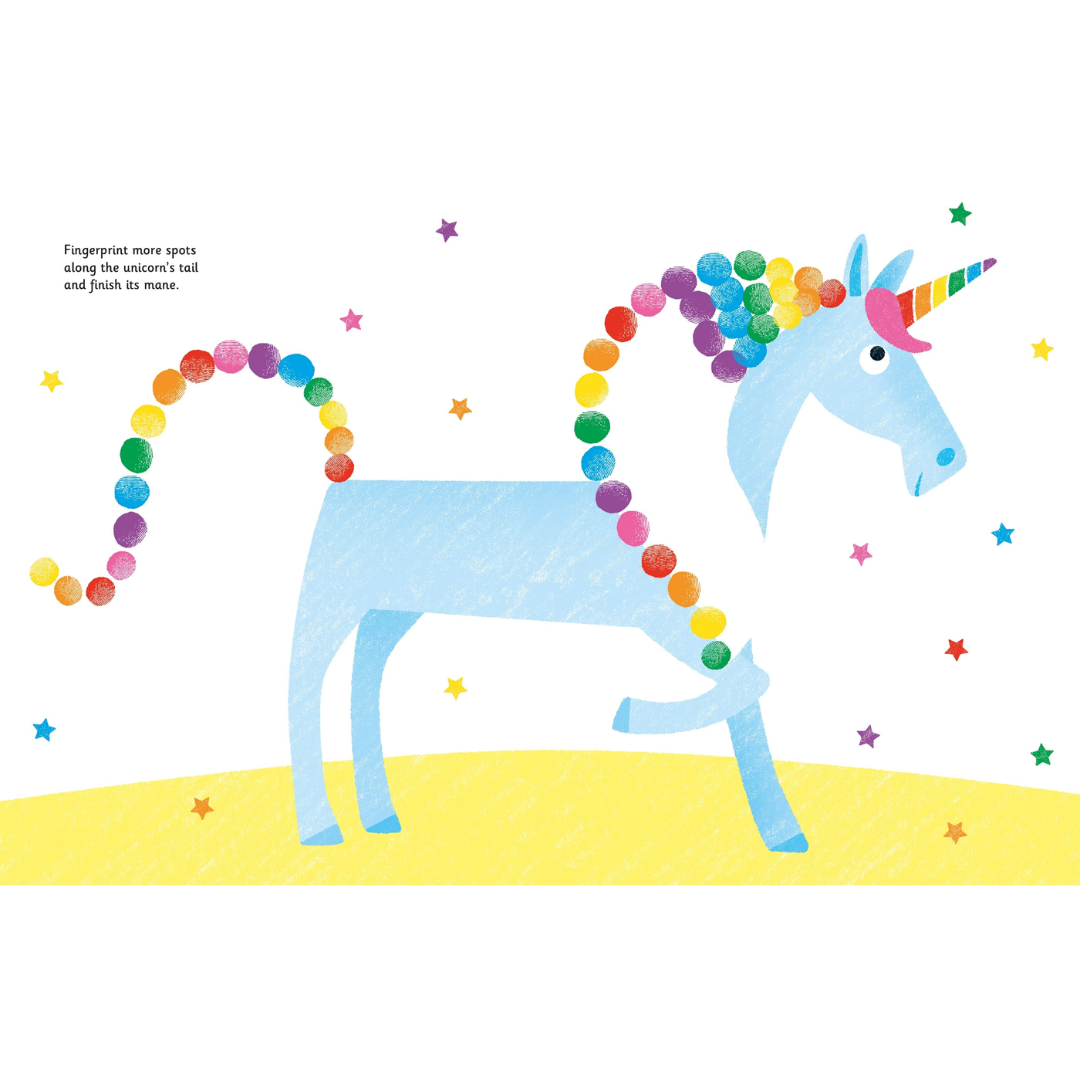 Fairies and Unicorns Fingerprint Activity Book