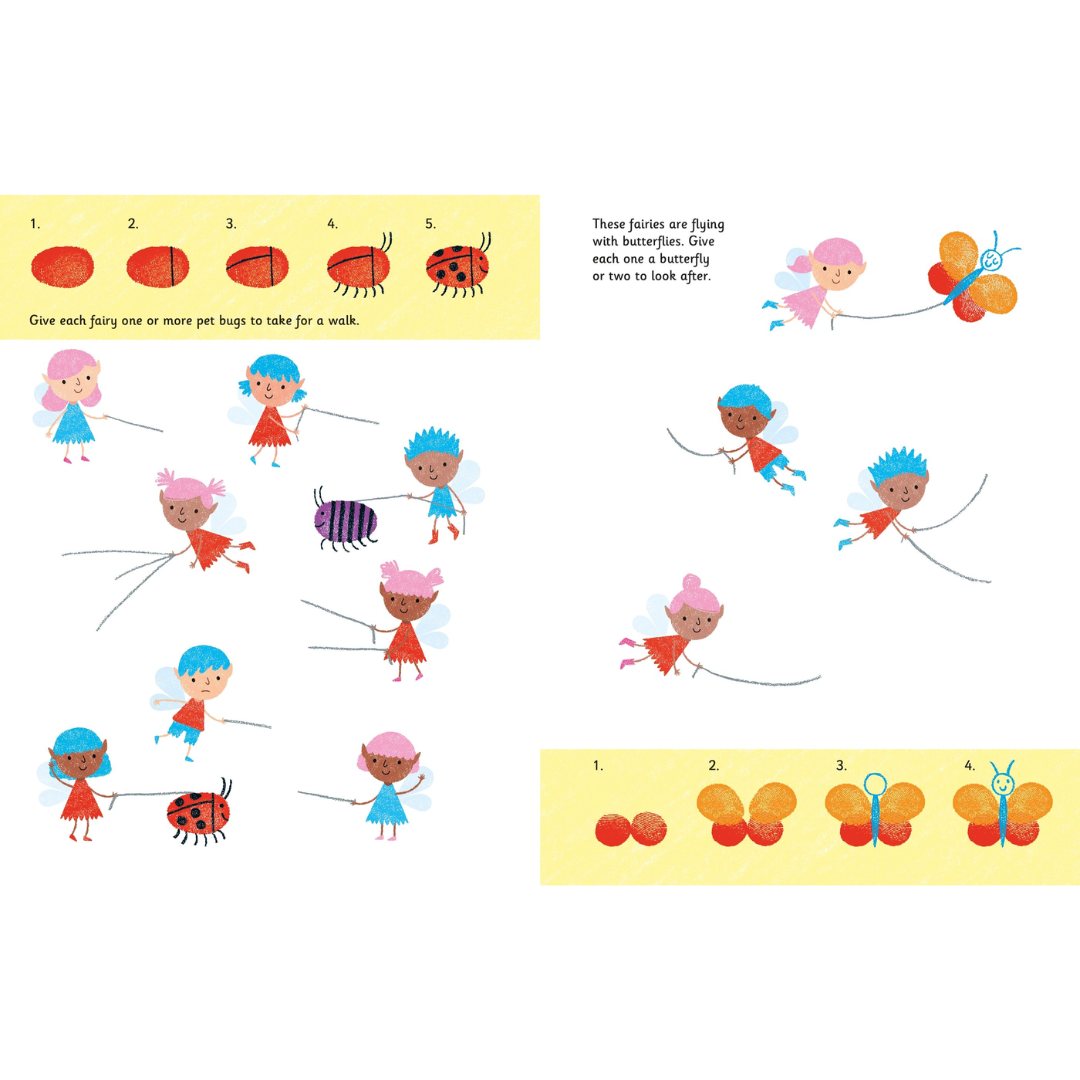 Fairies and Unicorns Fingerprint Activity Book