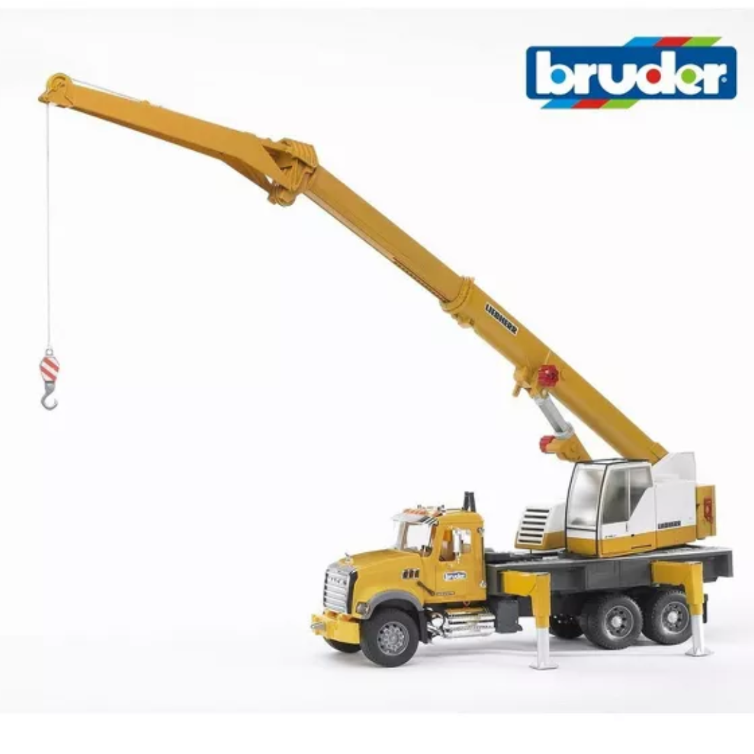 Bruder MACK Granite Liebherr Crane Truck