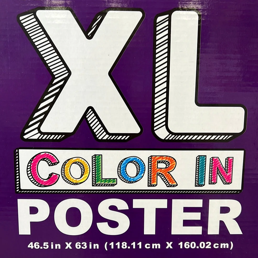Color-In XL Giant Coloring Poster — Learning Express Gifts