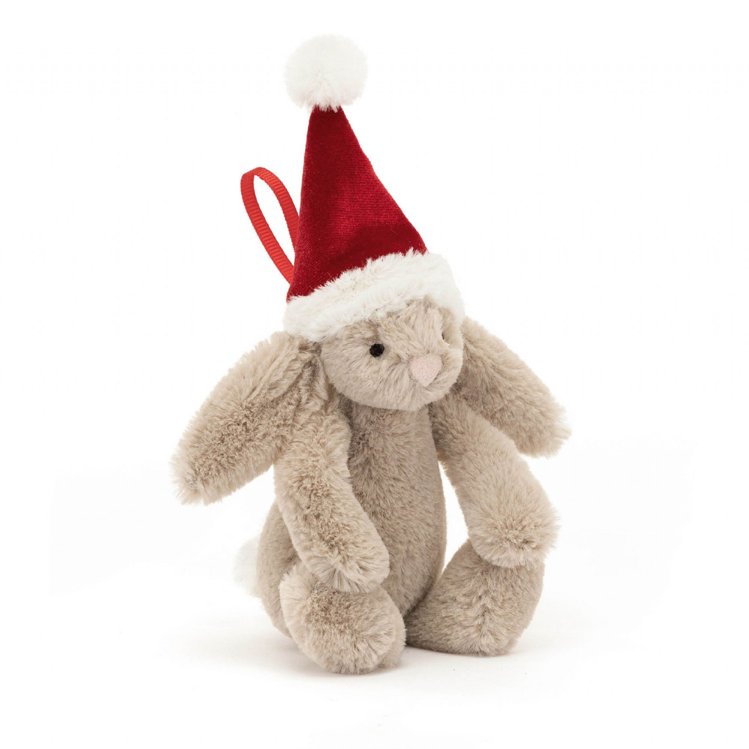 Bashful Christmas Bunny Decoration Tiny JellyCat