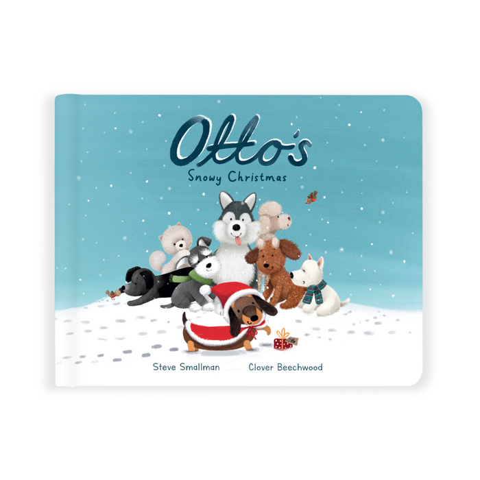 Otto's Snowy Christmas Book JellyCat