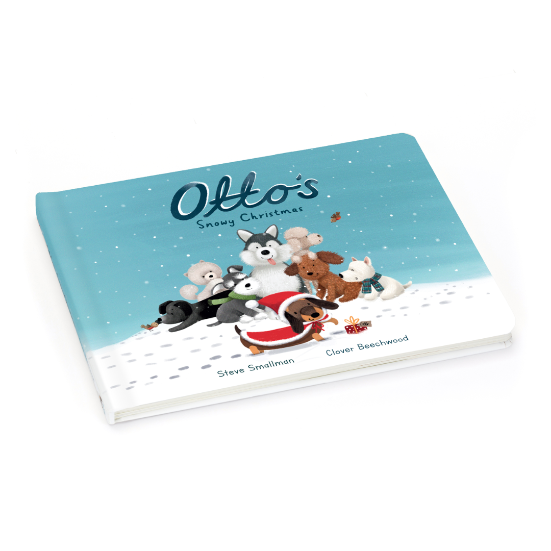 Otto's Snowy Christmas Book JellyCat