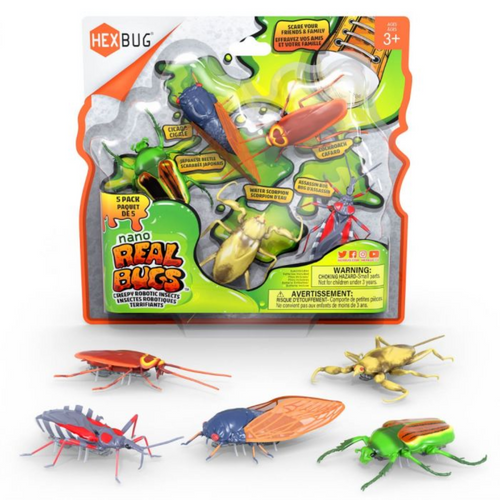 HEXBUG Real Bugs Nanos 5 Pack