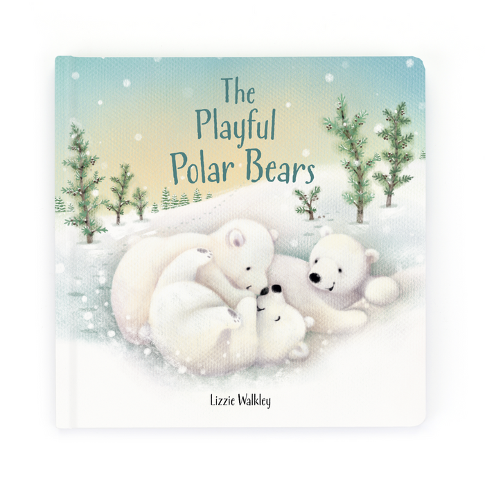 The Playful Polar Bears Book JellyCat