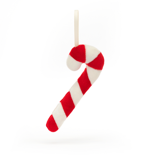 Festive Folly Candy Cane Ornament JellyCat