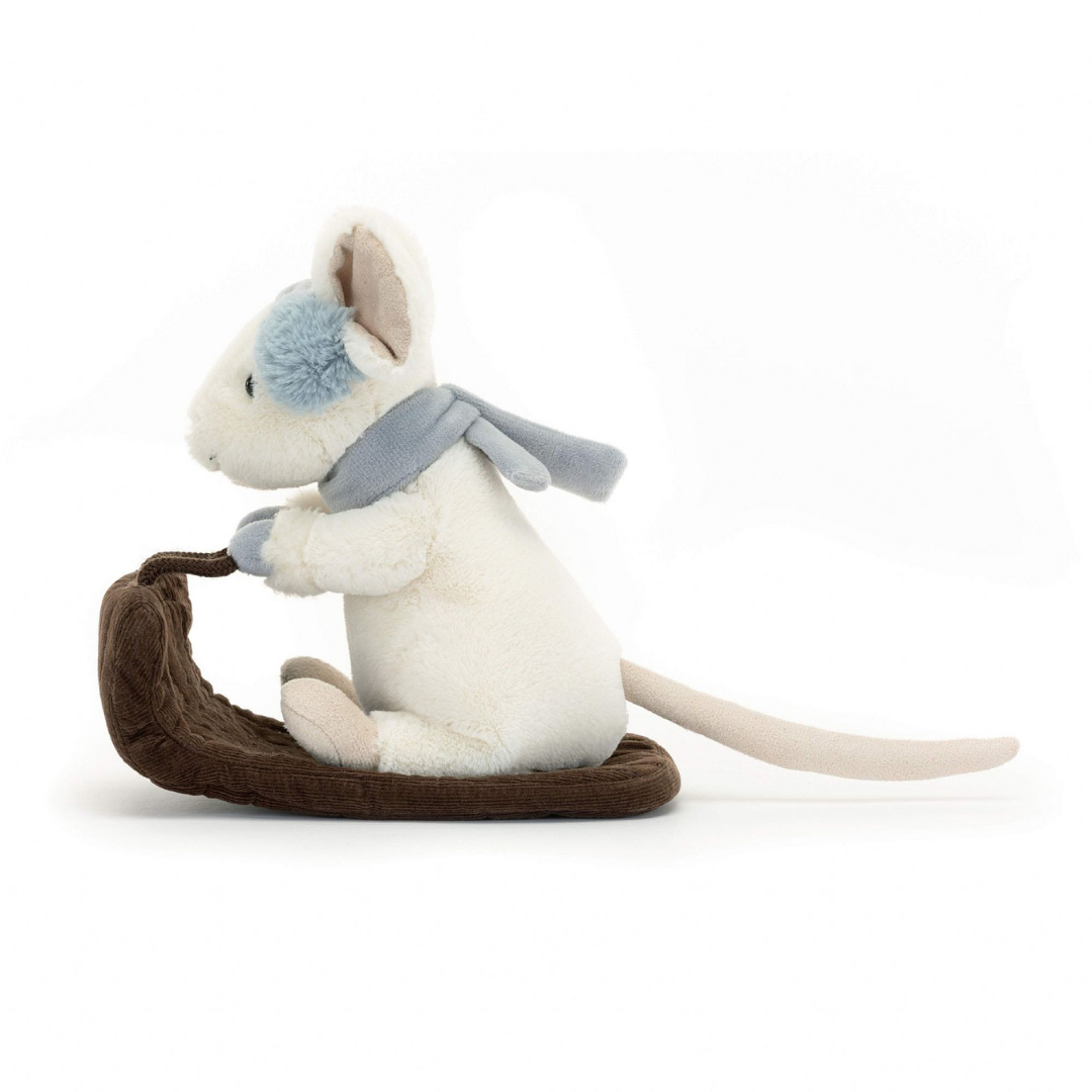 Merry Mouse Sleighing JellyCat
