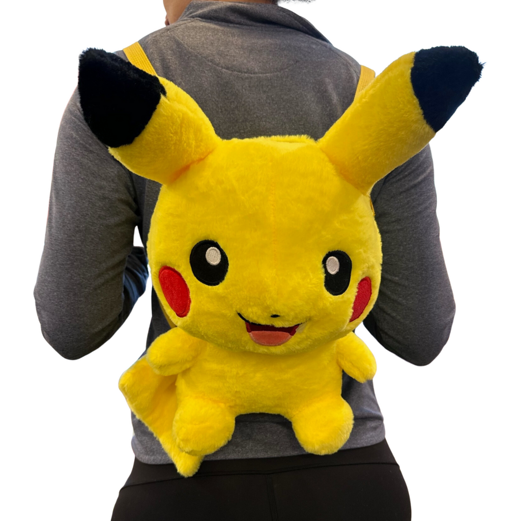 Adorable Pikachu Plush Backpack - Pokemon Store