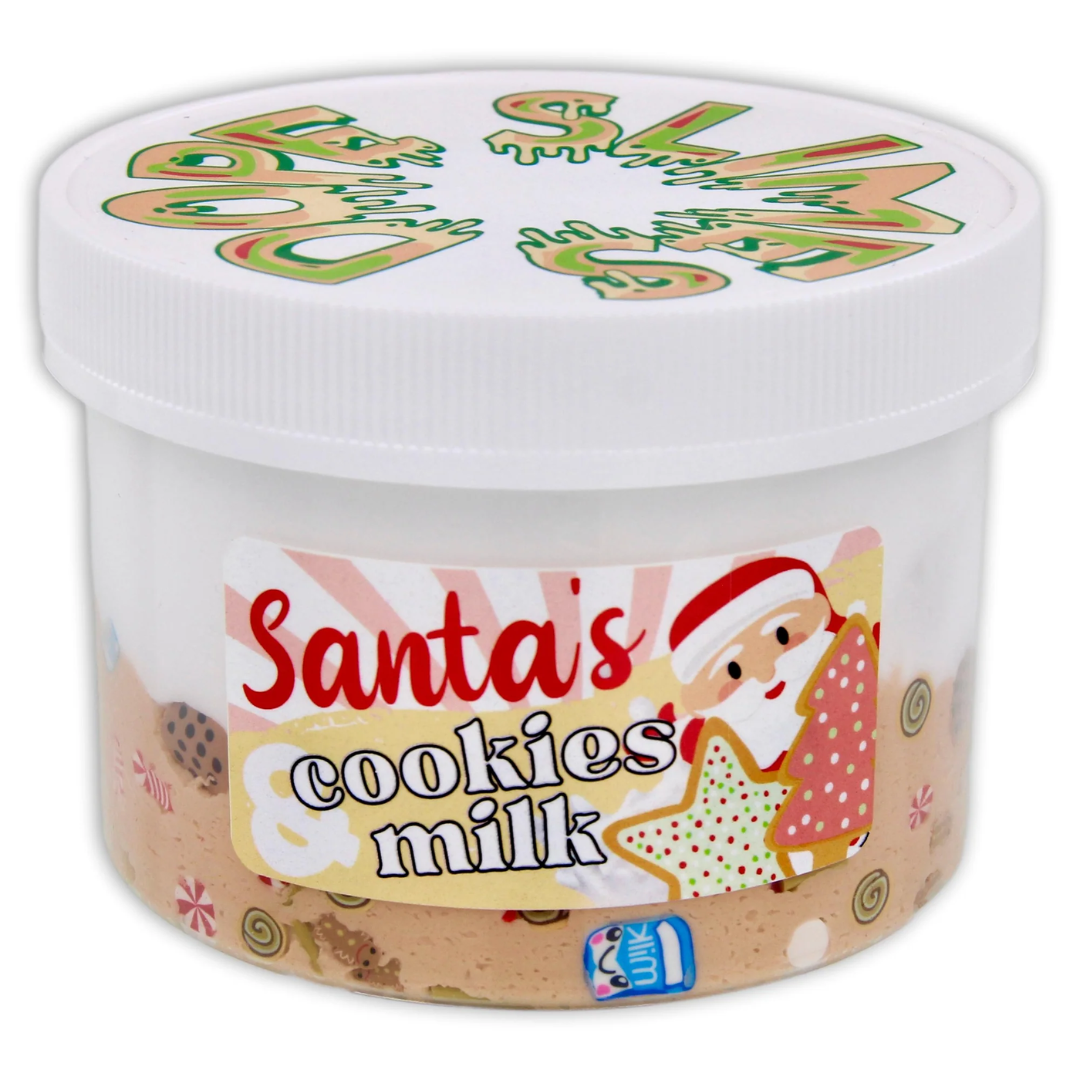 Santa's Cookies and Milk Hybrid Dope Slime