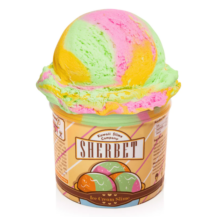 Sherbet Scented Ice Cream Pint Kawaii Slime
