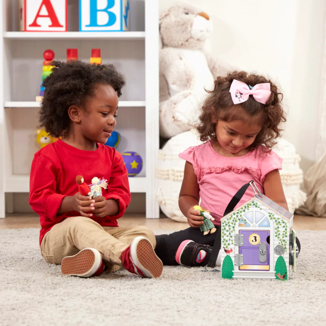 Melissa & Doug Wooden Doorbell House